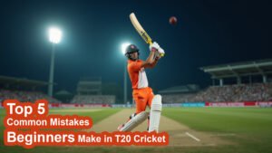 Read more about the article Top 5 Common Mistakes Beginners Make in T20 Cricket (and How to Avoid Them)