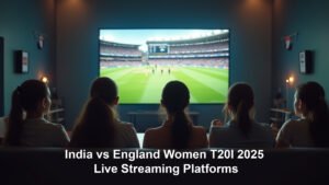 Read more about the article India vs England Women T20I 2025 – Live Streaming & TV Broadcast Guide