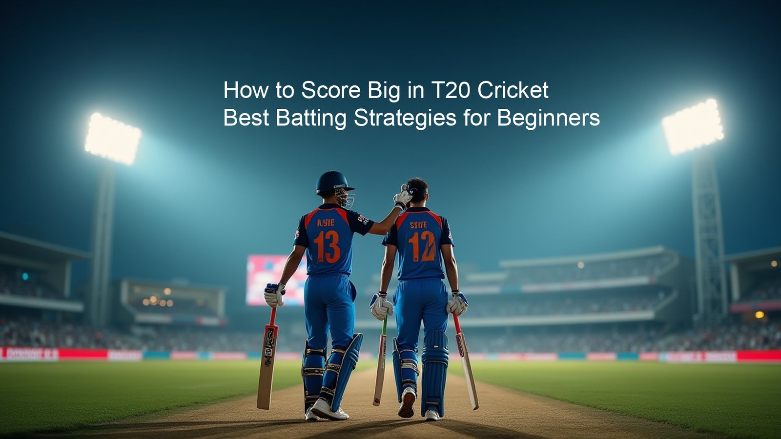 How to Score Big in T20 Cricket: Best Batting Strategies for Beginners